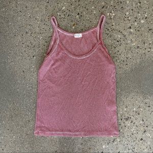 Brandy Melville John Galt Red Striped Tank